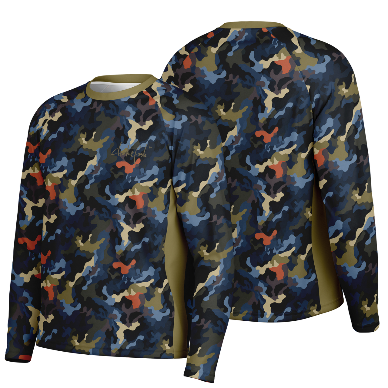 Chokefish™ Long Sleeve Every Day All Weather Camouflage Shirt Men's-012