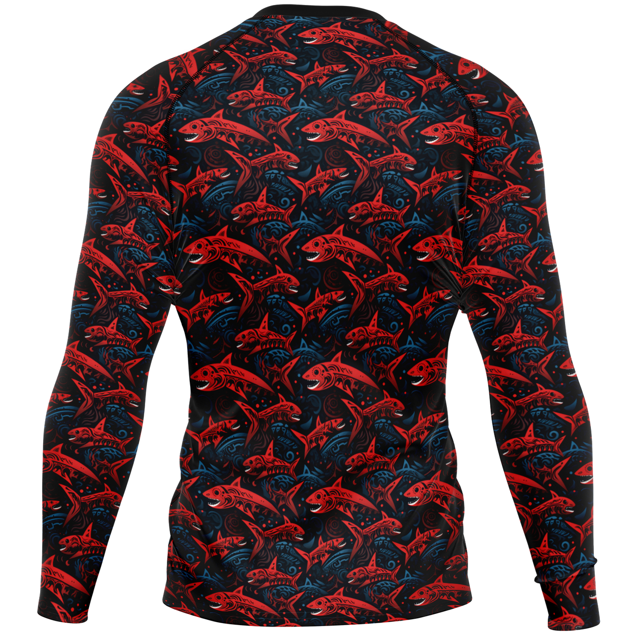 Chokefish™ Long Sleeve Rashguard Marine Men's Shirt-001