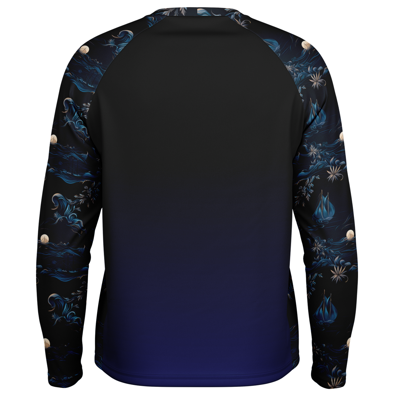 Chokefish™ Long Sleeve Every Day All Weather Trees&Boats Shirt Men's-017