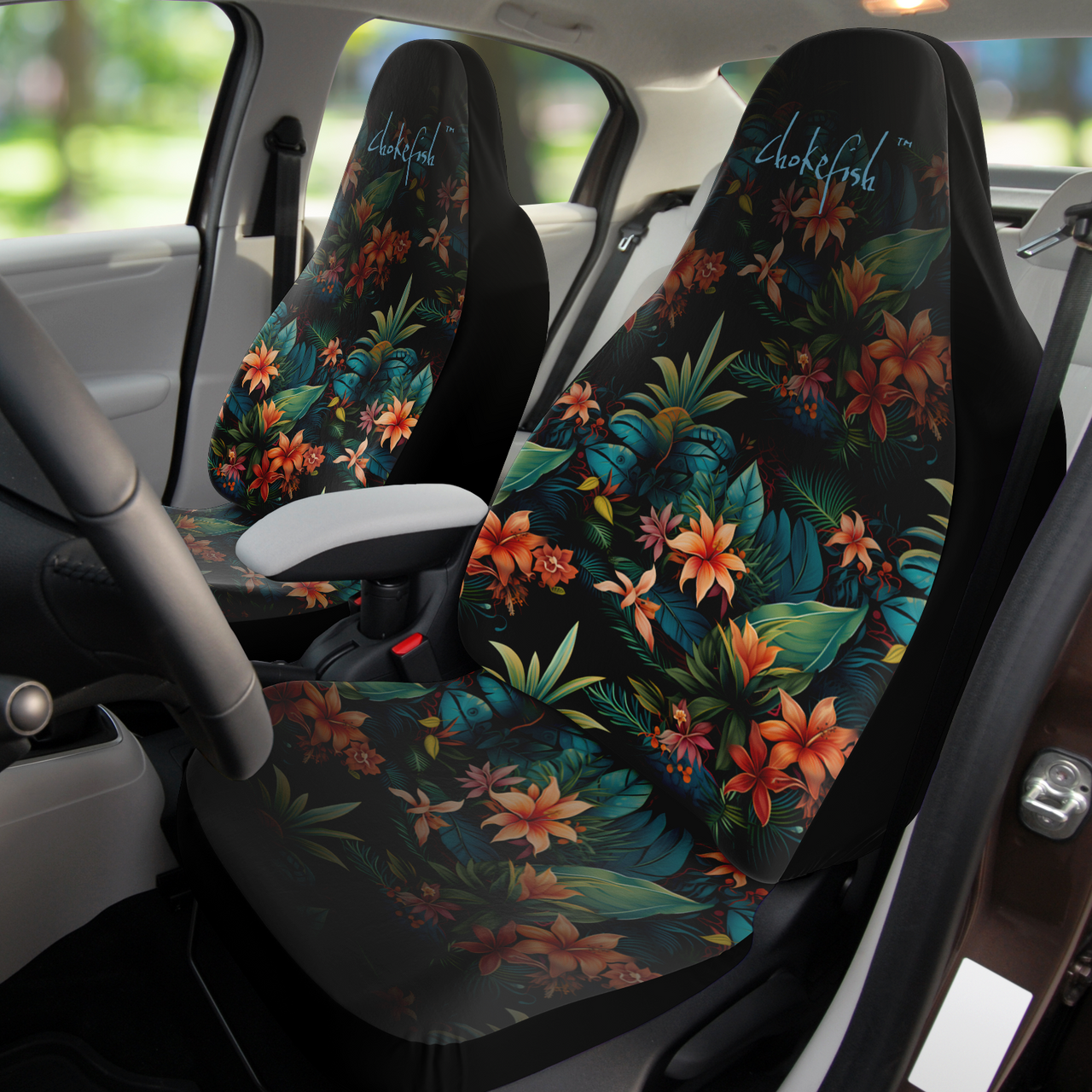 Chokefish™ Floral Seat Covers-019