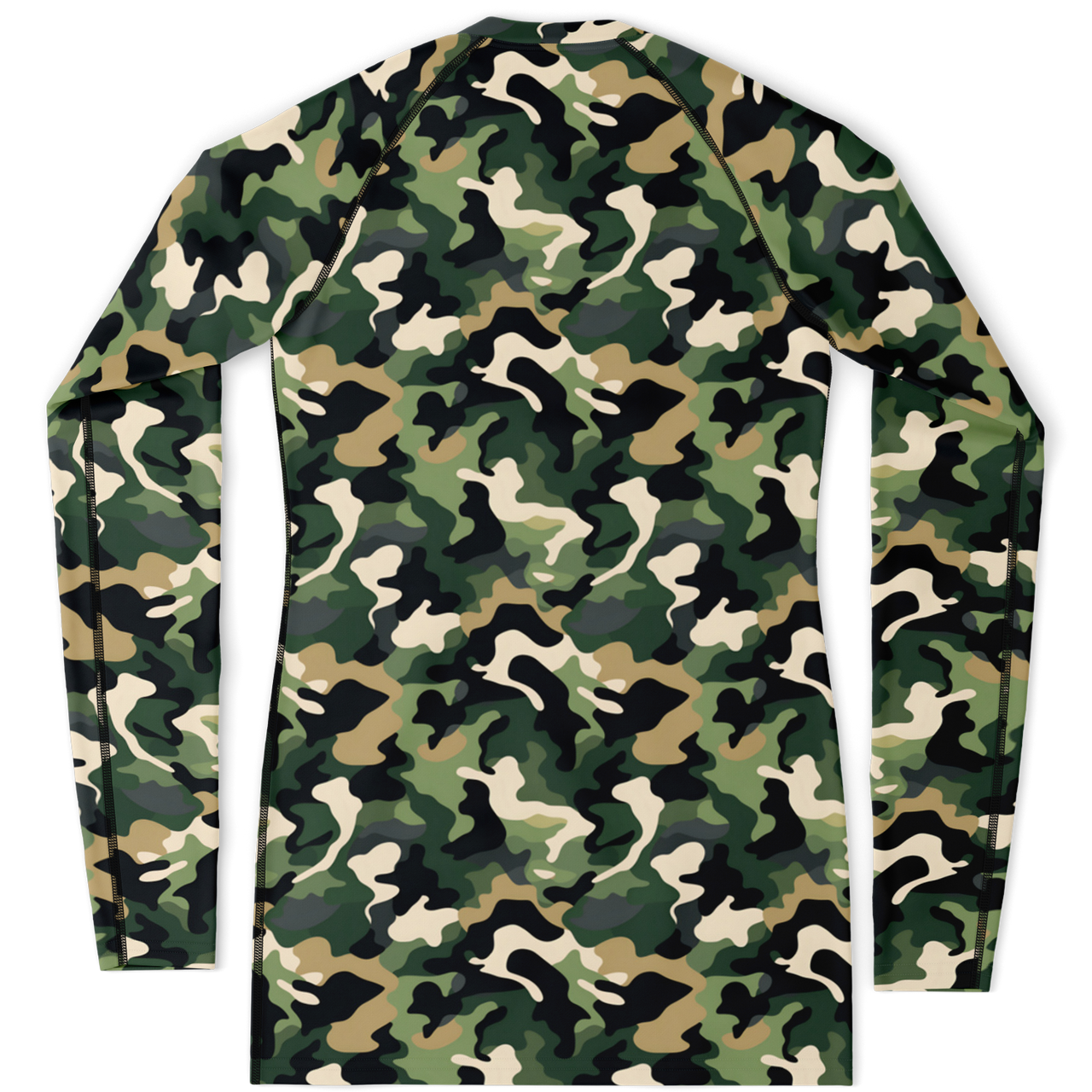 Chokefish™ Long Sleeve Rashguard Camouflage Woman's Shirt-001