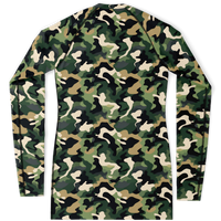 Chokefish™ Long Sleeve Rashguard Camouflage Woman's Shirt-001