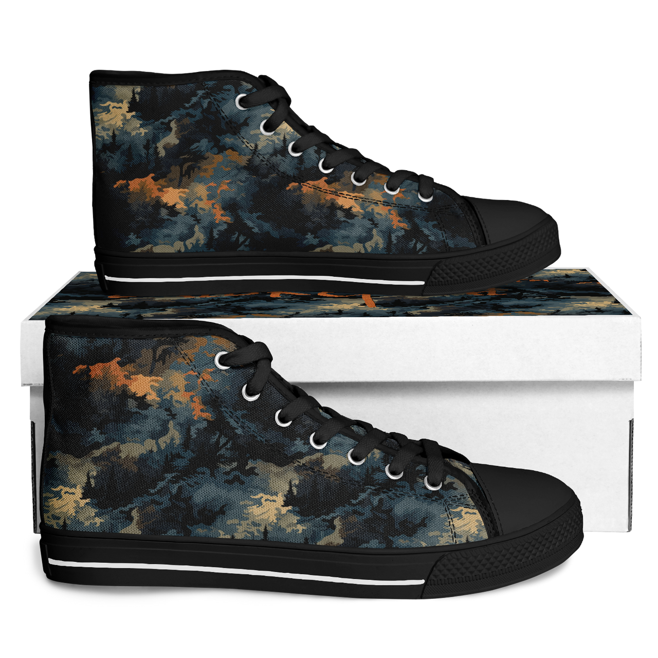 Chokefish™ Urban Peak Retro High Tops-Camouflage-005-2