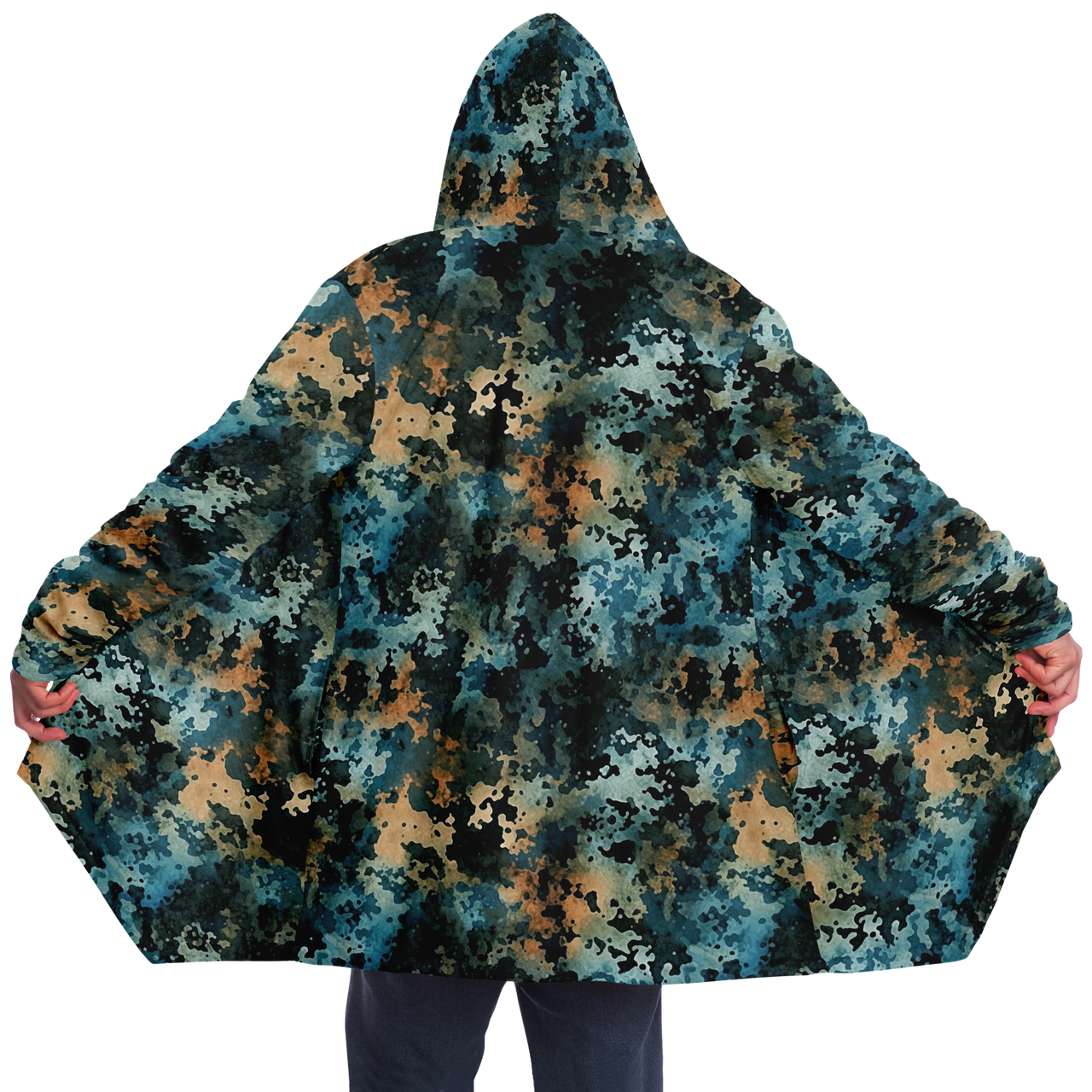 Chokefish™ Acid-Wash Cloaks Unisex-015B