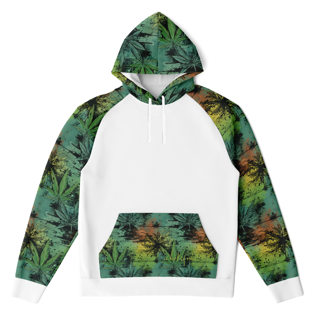 Chokefish™ Cannabis Raglan Remix-006W