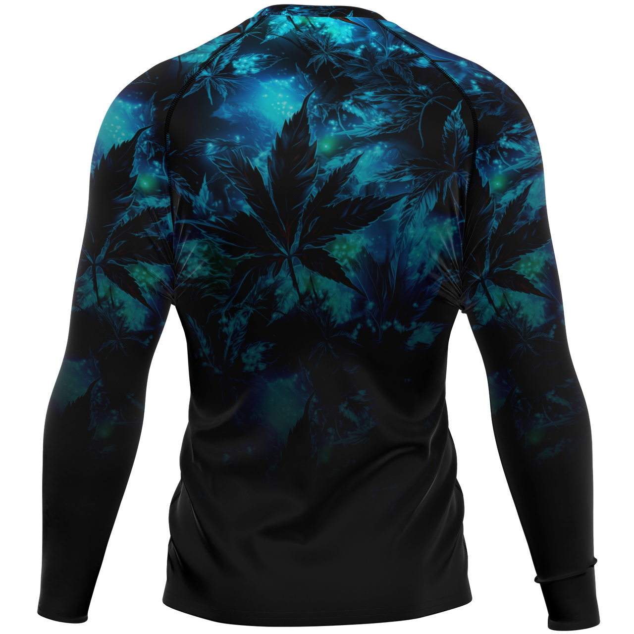 Chokefish™ Long Sleeve Rashguard Cannabis Men's Shirt-008