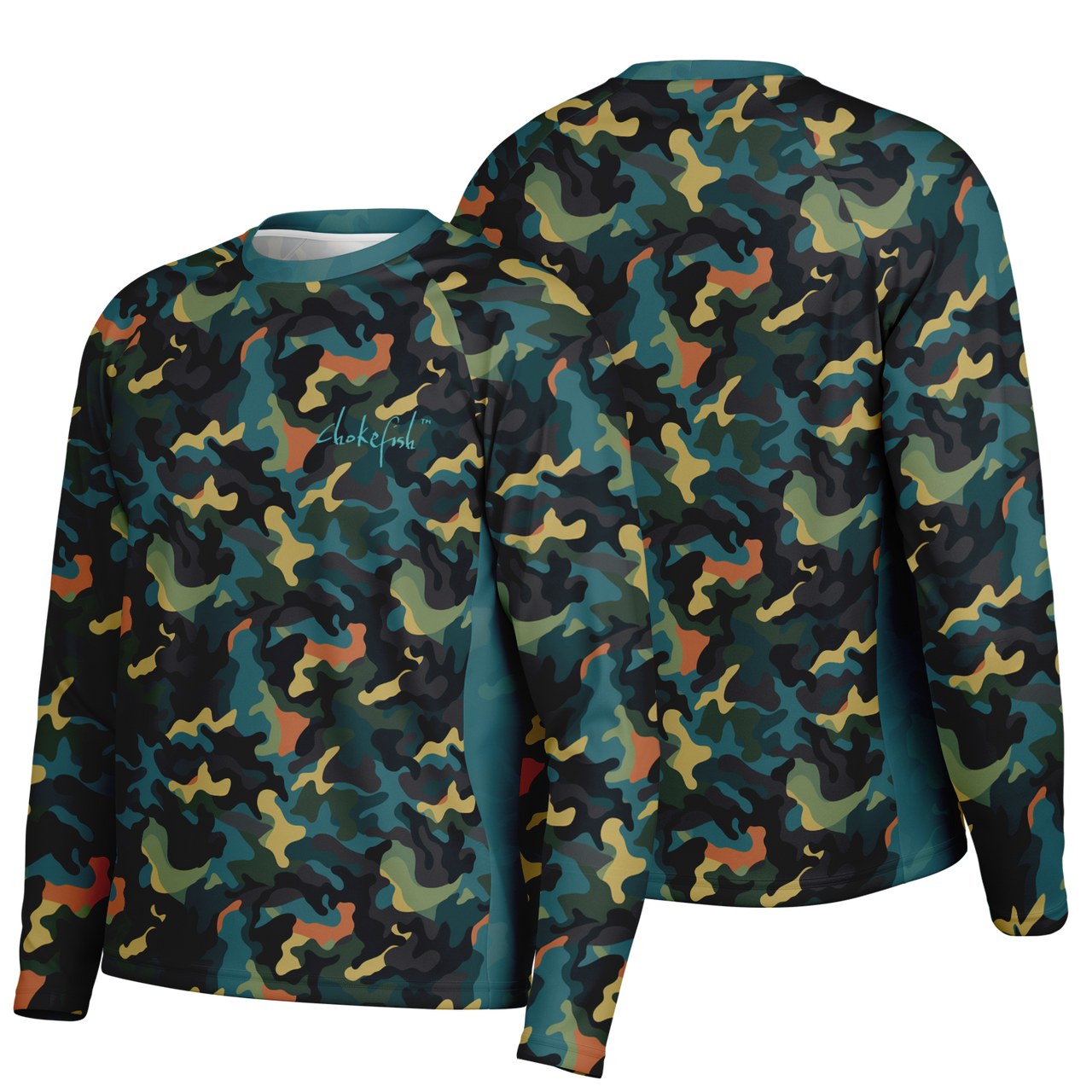 Chokefish™ Long Sleeve Every Day All Weather Camouflage Shirt Men's-009