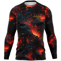 Chokefish™ Long Sleeve Rashguard Volcano Men's Shirt-003