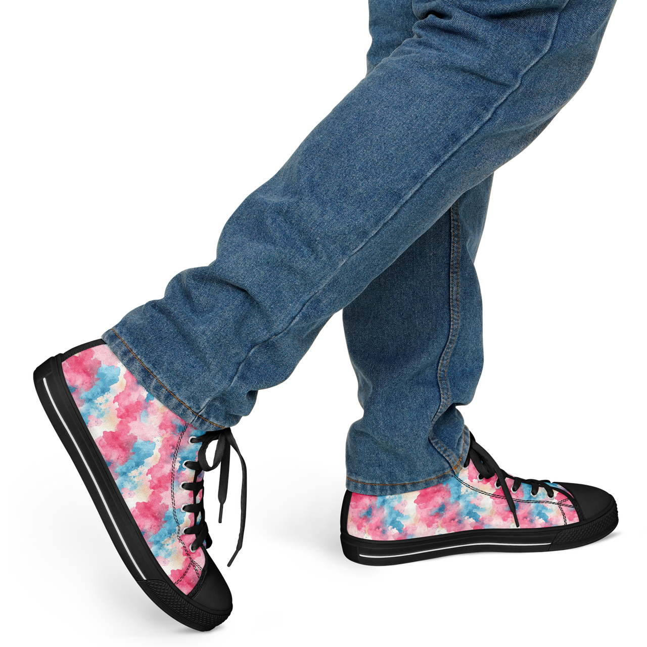 Chokefish™ Urban Peak Retro High Tops-Acid-Wash-001-2
