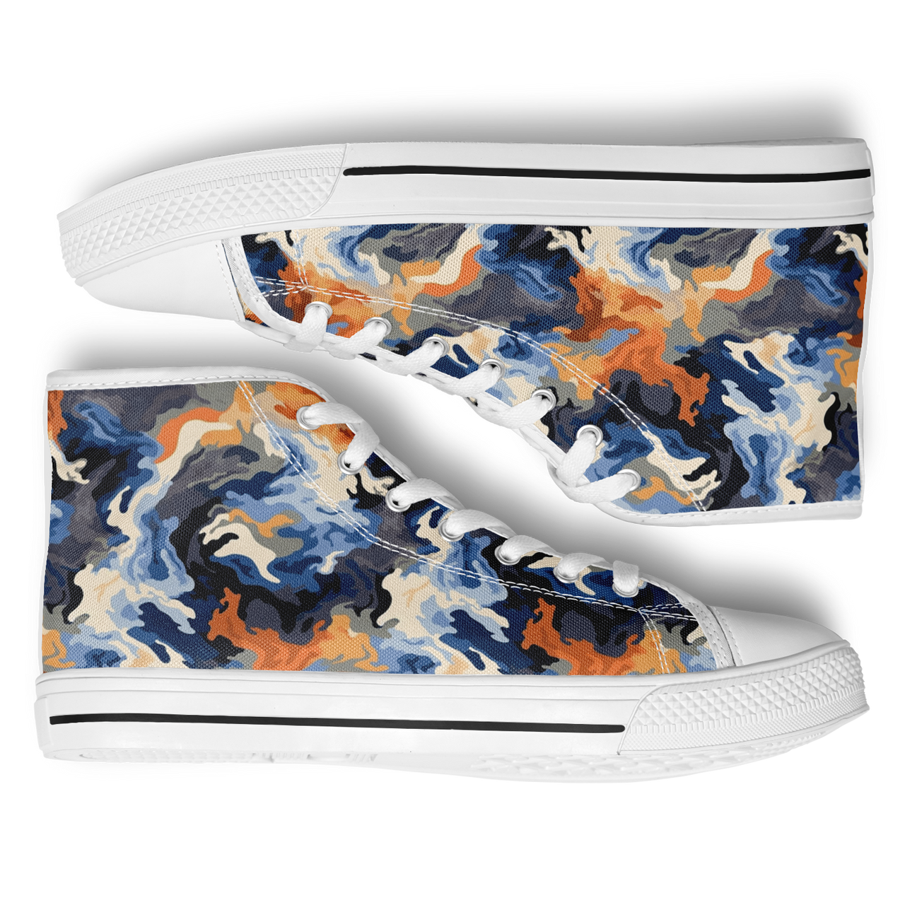 Chokefish™ Urban Peak Retro High Tops-Camouflage-006