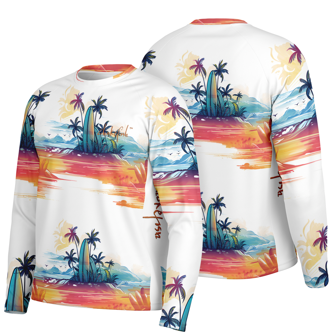 Chokefish™ Long Sleeve Every Day All Weather Surfboards Shirt Men's-003