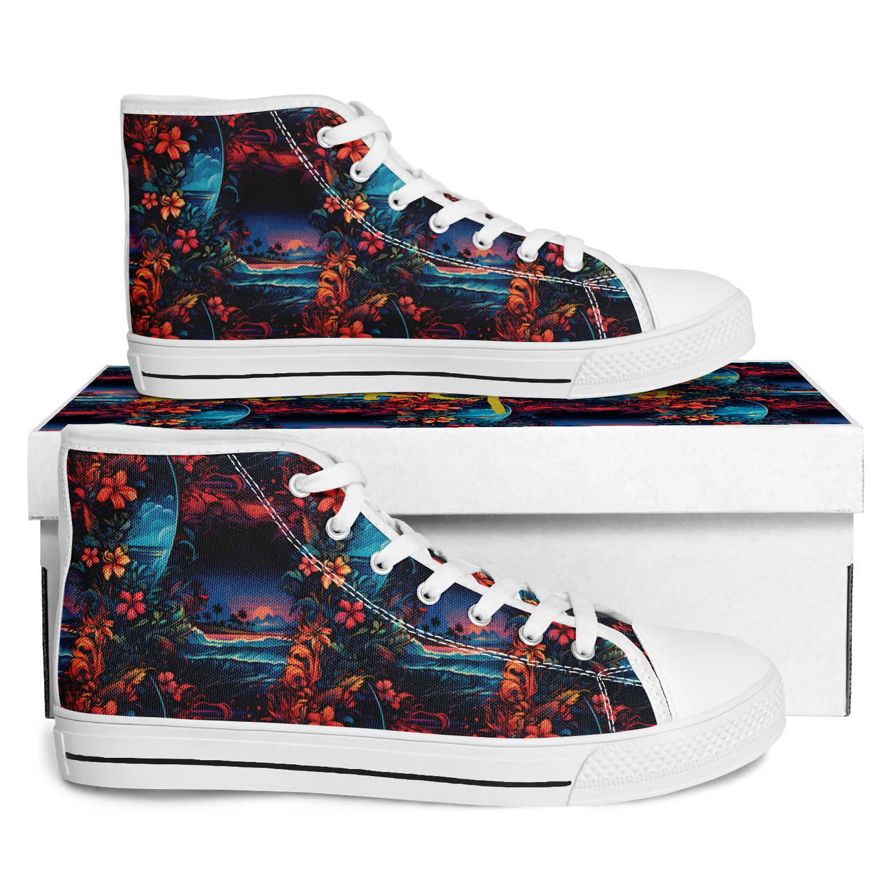 Chokefish™ Urban Peak Retro High Tops-Surfboards-002