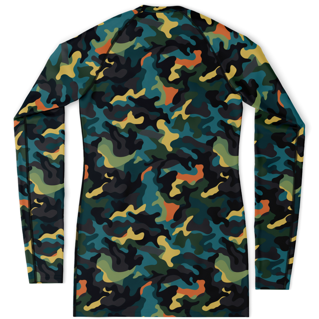 Chokefish™ Long Sleeve Rashguard Camouflage Woman's Shirt-009