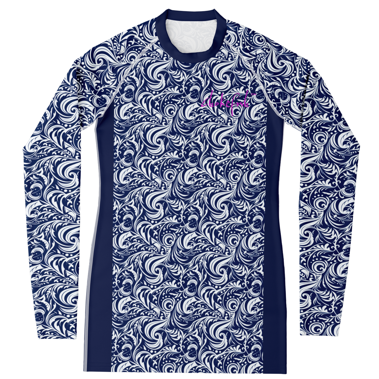 Chokefish™ Long Sleeve Rashguard Maori Woman's Shirt-014