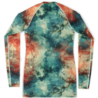 Chokefish™ Long Sleeve Rashguard Acid-Wash Woman's Shirt-004