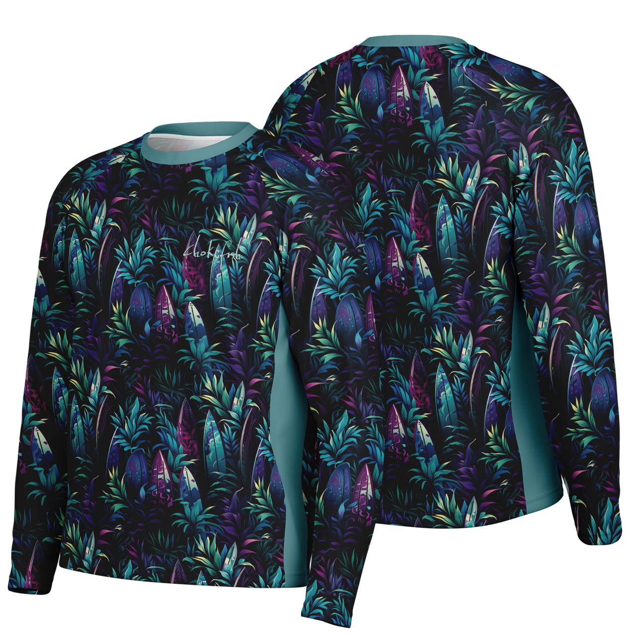 Chokefish™ Long Sleeve Every Day All Weather Surfboards Shirt Men's-003