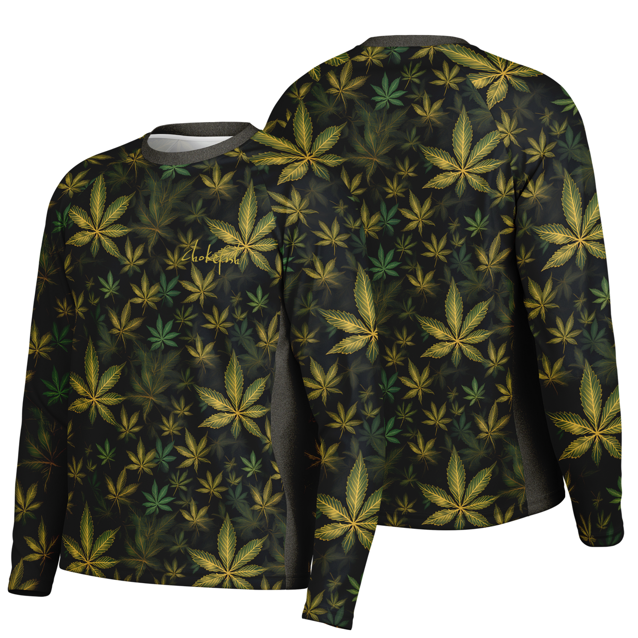 Chokefish™ Long Sleeve Every Day All Weather Cannabis Shirt Men's-025