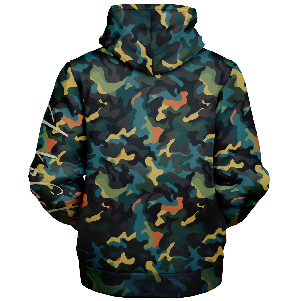 Chokefish™ Microfleece Zip-Up Hoodie Camouflage-010B