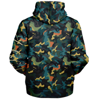 Chokefish™ Microfleece Zip-Up Hoodie Camouflage-010B