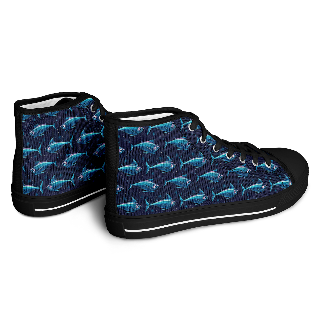 Chokefish™ Urban Peak Retro High Tops-Marine-006-2