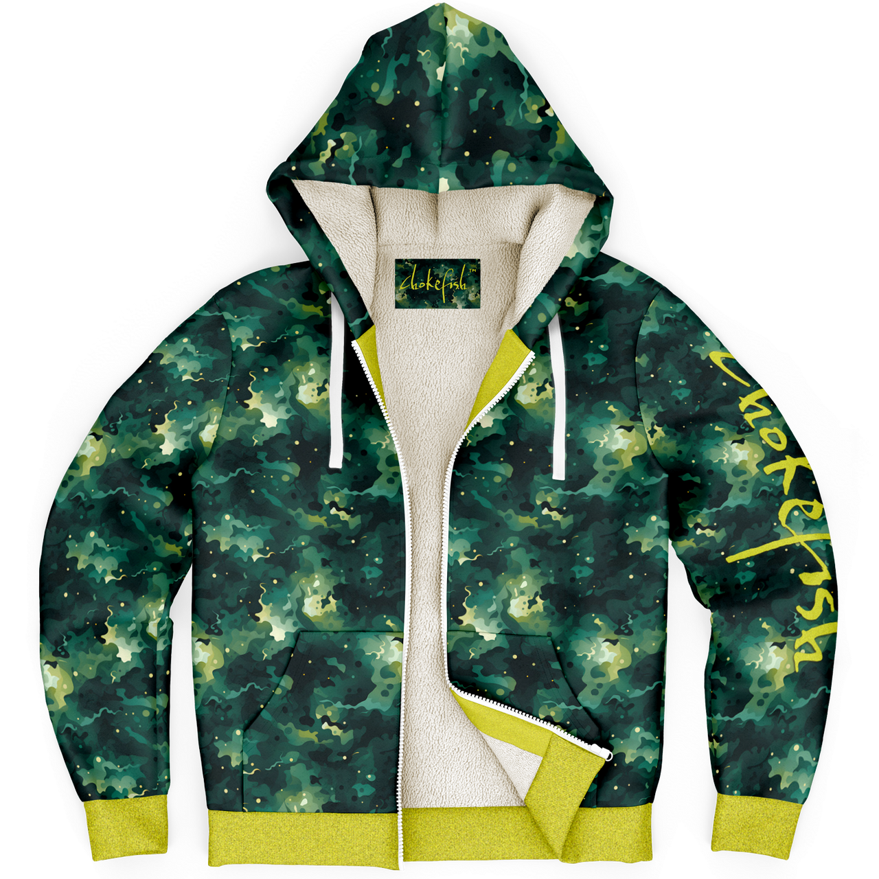 Chokefish™ Microfleece Zip-Up Hoodie Camouflage-022