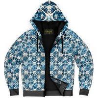 Chokefish™ Microfleece Zip-Up Hoodie Sun&Saltwater-001B
