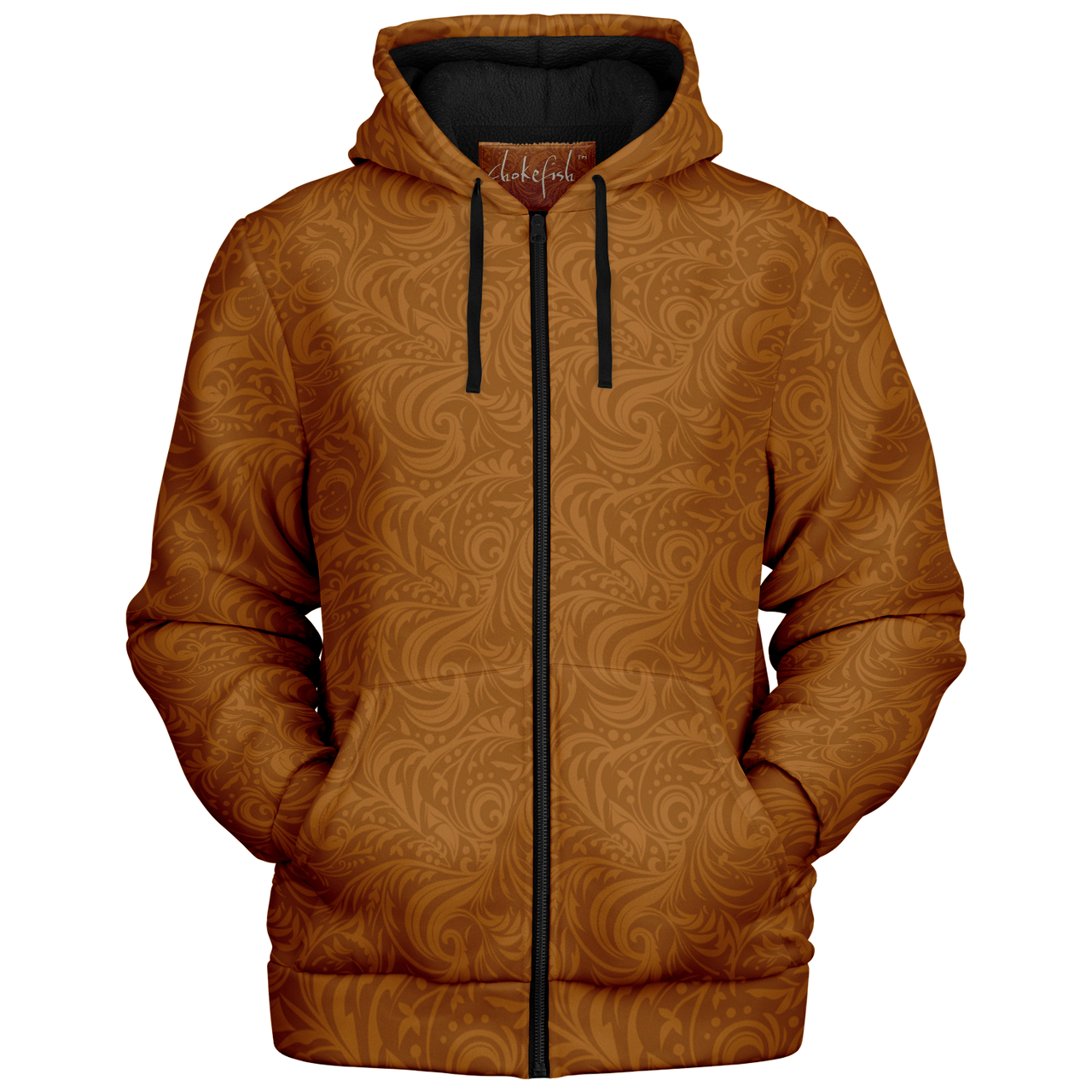 Chokefish™ Microfleece Zip-Up Hoodie Maori-012B