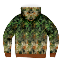 Chokefish™ Microfleece Zip-Up Hoodie Cannabis-001B