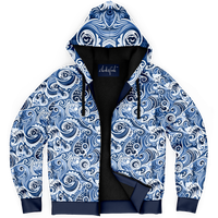 Chokefish™ Microfleece Zip-Up Hoodie Maori-002-2B