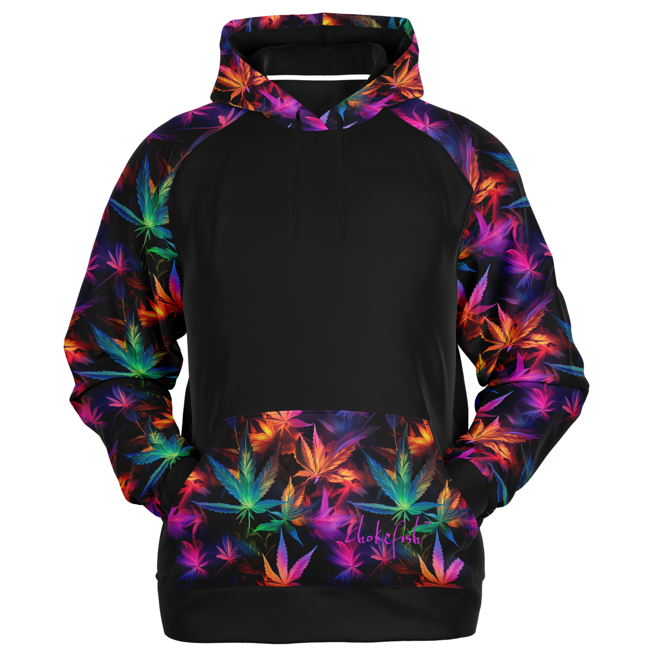 Chokefish™ Cannabis Raglan Remix-022B
