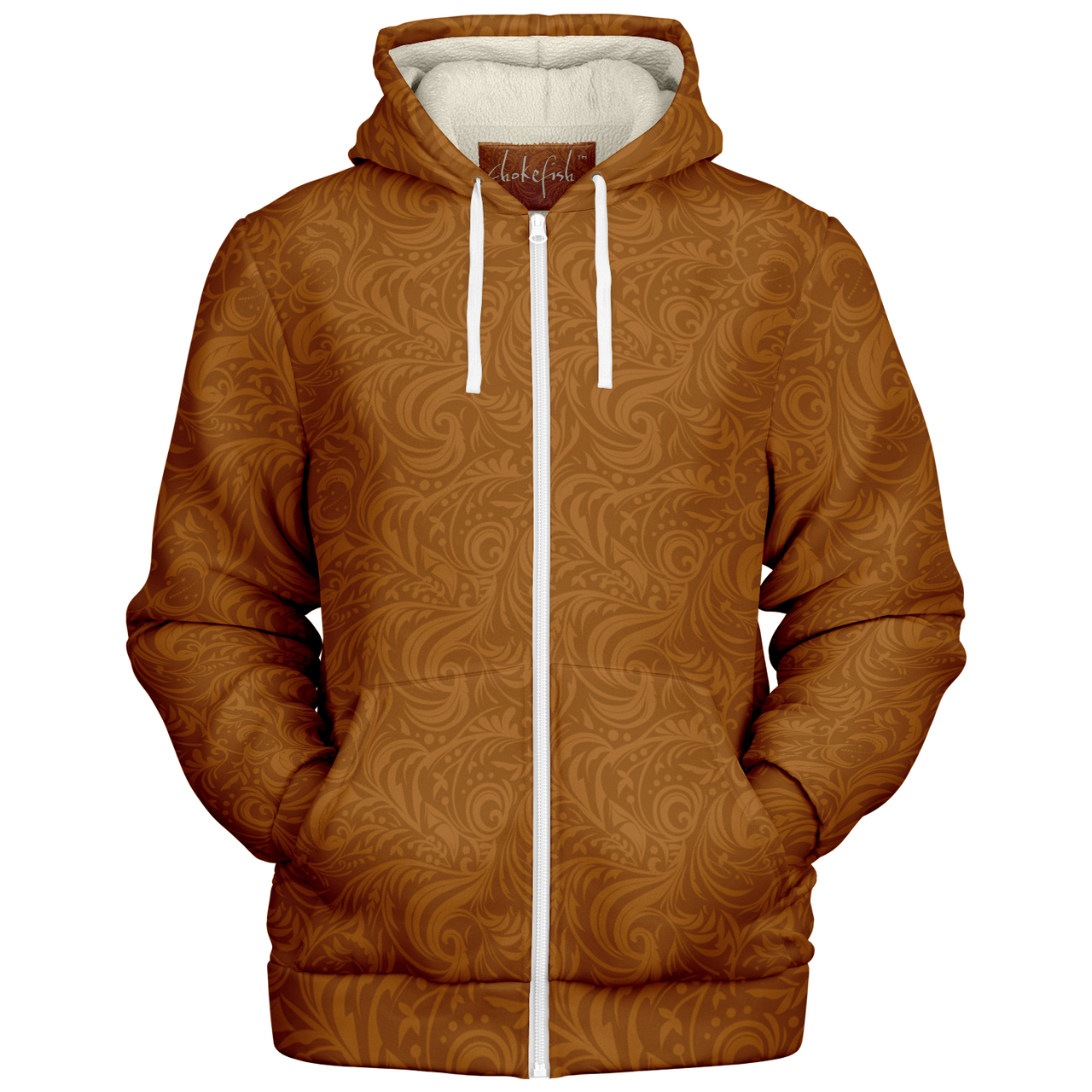 Chokefish™ Microfleece Zip-Up Hoodie Maori-012