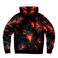 Chokefish™ Microfleece Zip-Up Hoodie Volcano-001