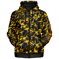 Chokefish™ Microfleece Zip-Up Hoodie Camouflage-017B