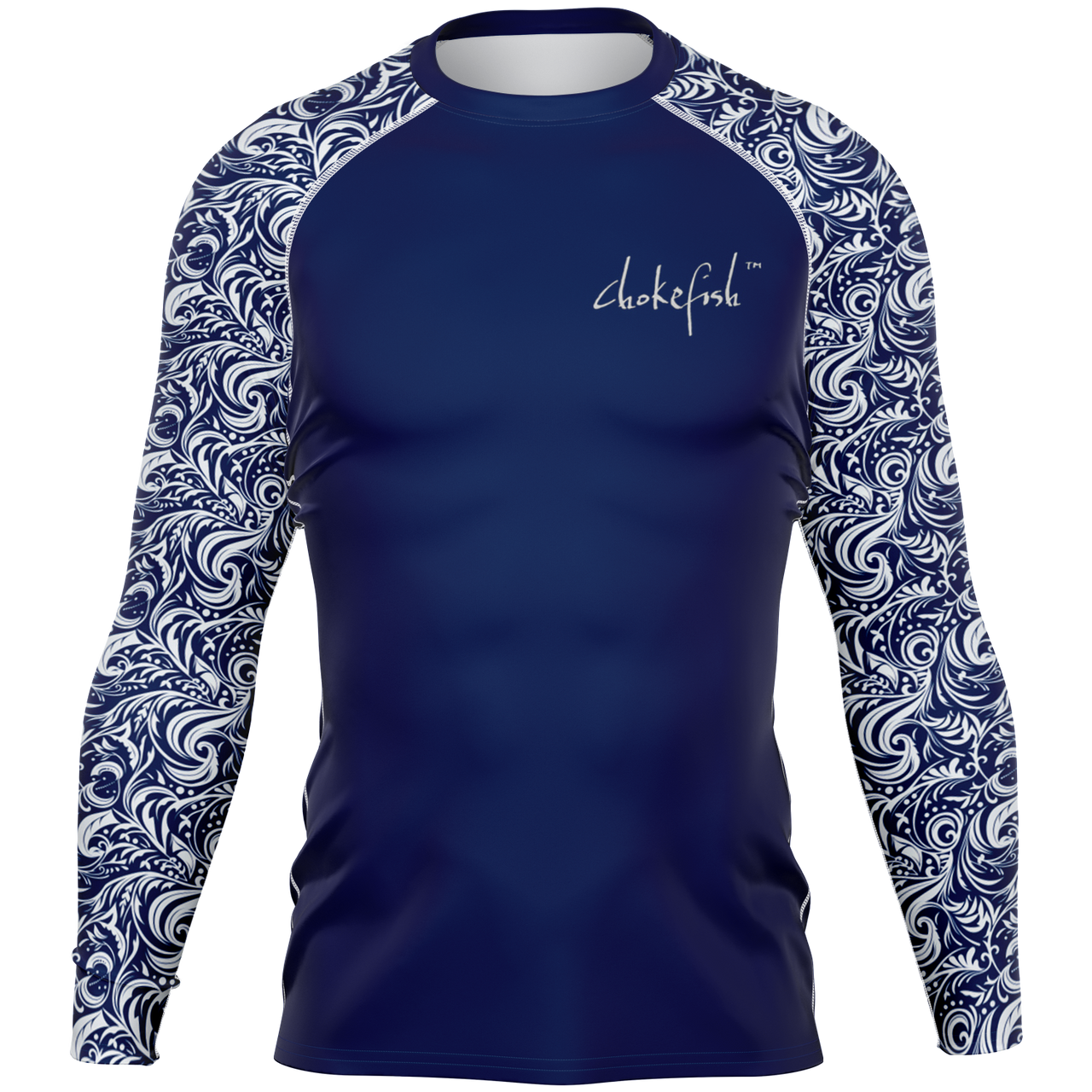 Chokefish™ Long Sleeve Rashguard Maori Men's Shirt-006
