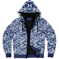 Chokefish™ Microfleece Zip-Up Hoodie Maori-006-2B