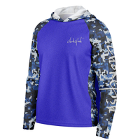 Chokefish™ Long Sleeve Every Day All Weather Hooded Shirt Men's-Motocross-002