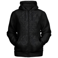 Chokefish™ Microfleece Zip-Up Hoodie Maori-009B