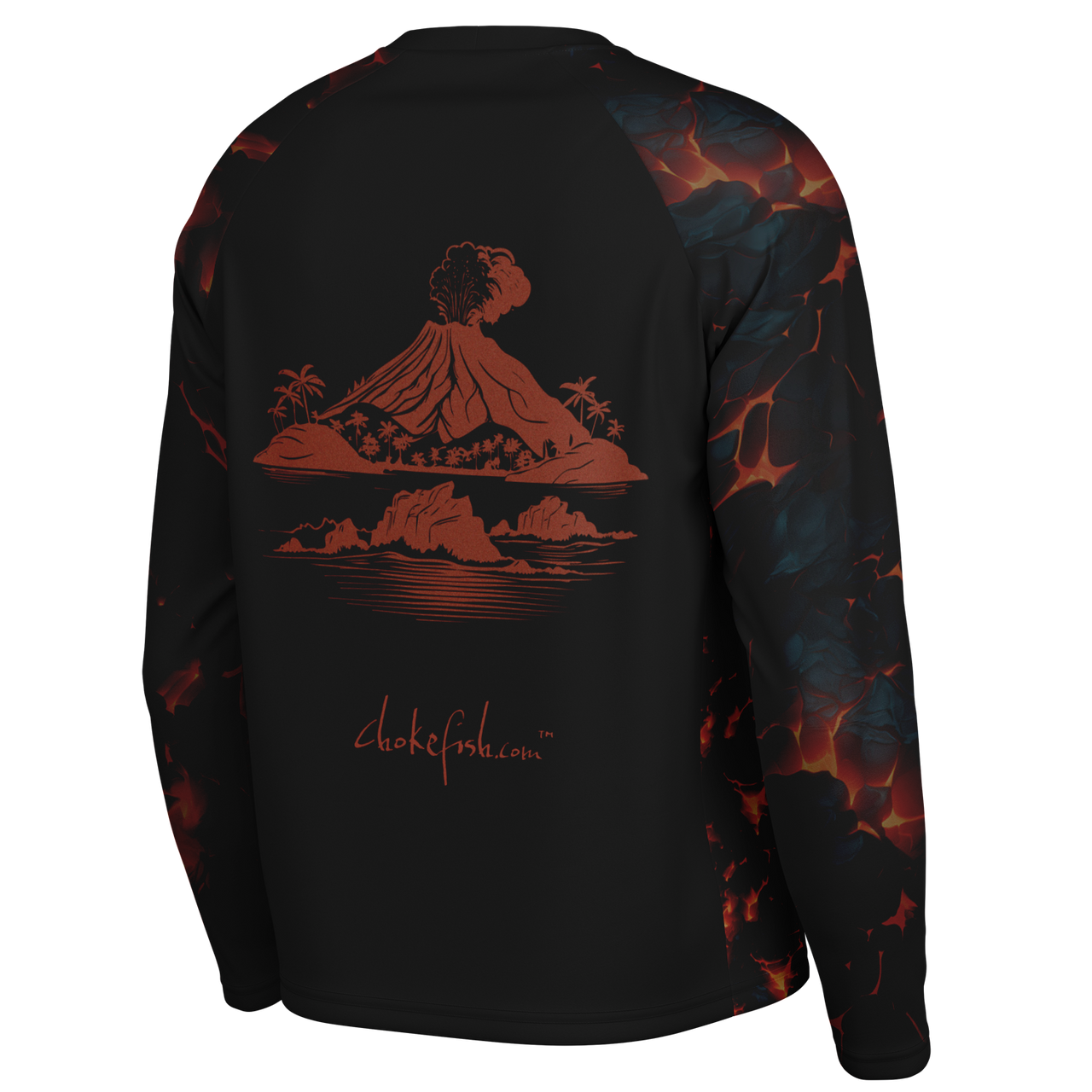Chokefish™ Long Sleeve Every Day All Weather Volcano Shirt Men's-004 - SLE