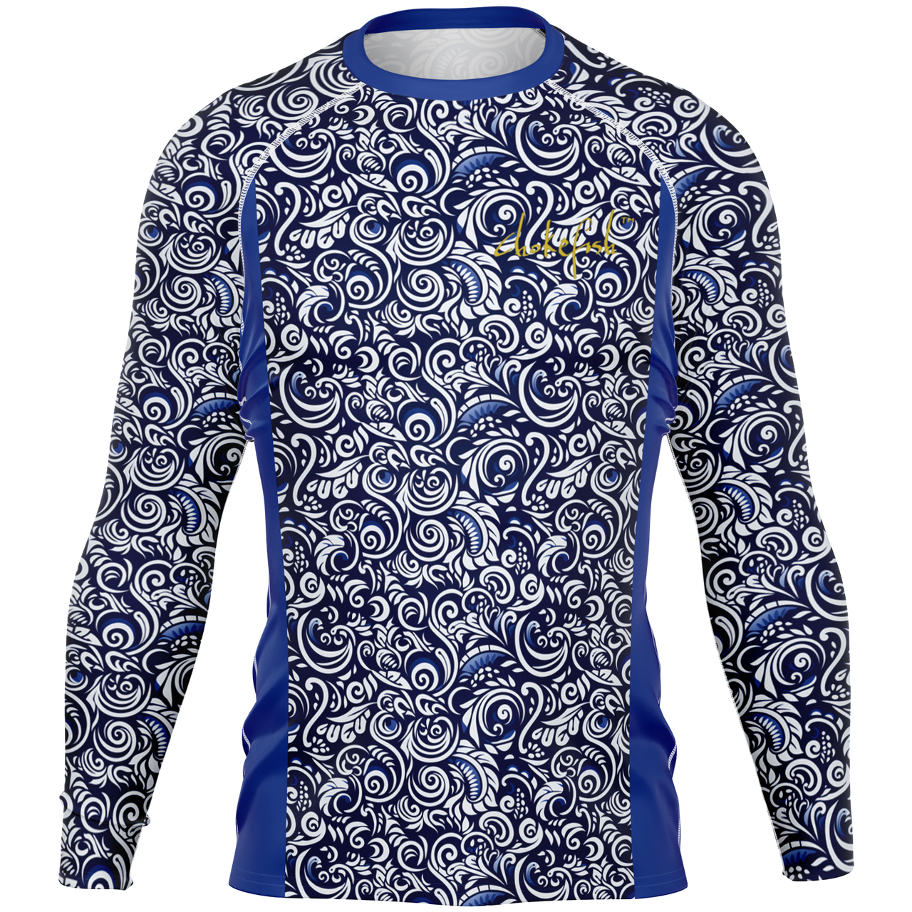 Chokefish™ Long Sleeve Rashguard Maori Men's Shirt-015