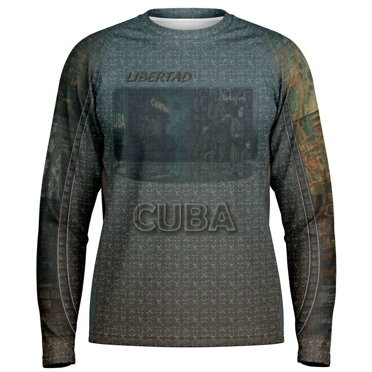 Chokefish™ Long Sleeve Every Day All Weather Shirt Men's Story-Of-Cuba - SLE