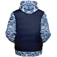 Chokefish™ Microfleece Zip-Up Hoodie Maori-002B