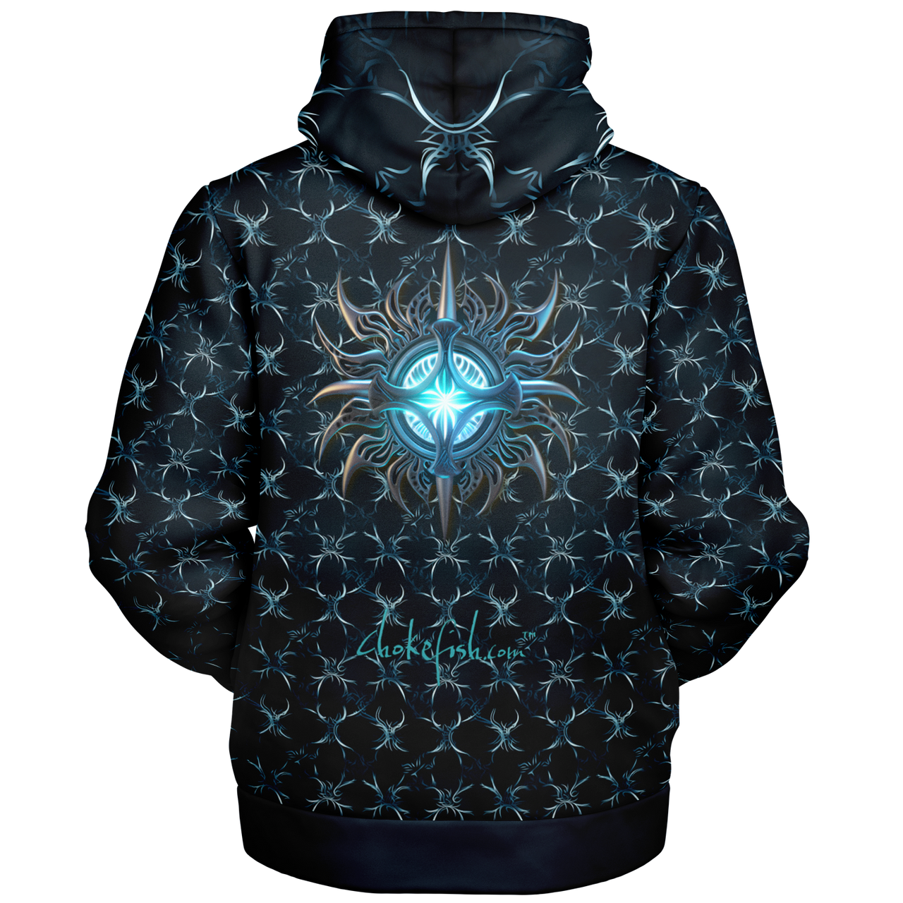 Chokefish™ Microfleece Zip-Up Hoodie Sun&Saltwater-003SEB