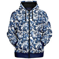 Chokefish™ Microfleece Zip-Up Hoodie Maori-008-2B