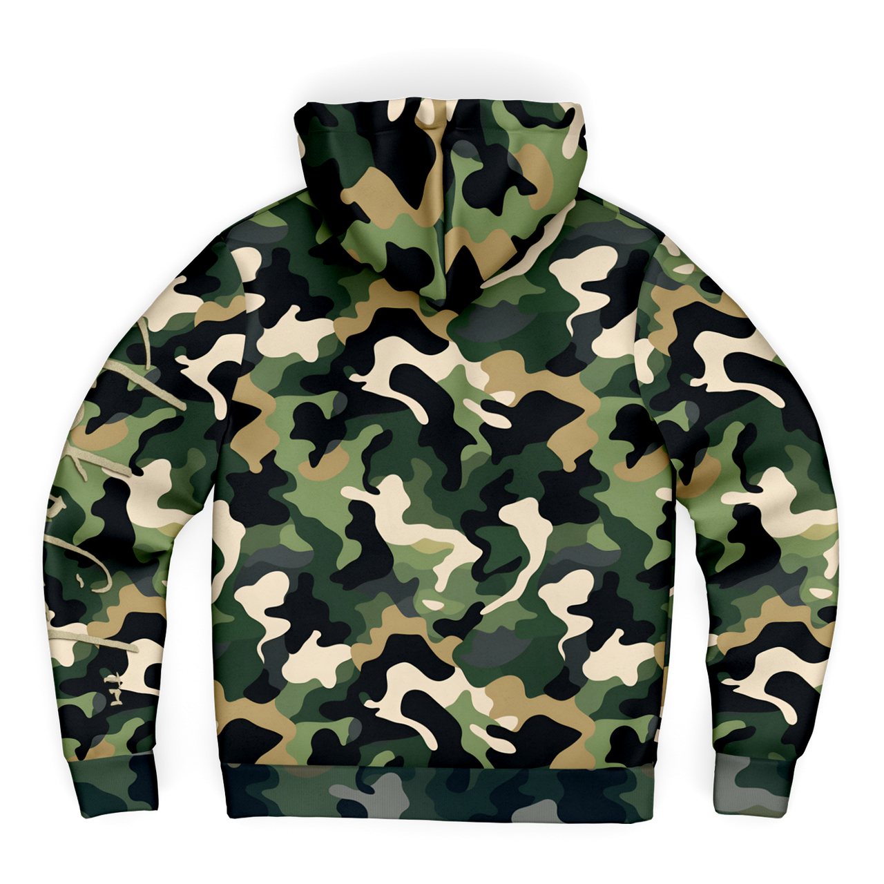 Chokefish™ Microfleece Zip-Up Hoodie Camouflage-002B