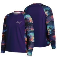 Chokefish™ Long Sleeve Every Day All Weather Trees&Boats Shirt Men's-004