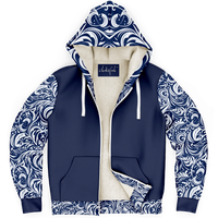 Chokefish™ Microfleece Zip-Up Hoodie Maori-006