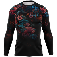 Chokefish™ Long Sleeve Rashguard Floral Men's Shirt-004