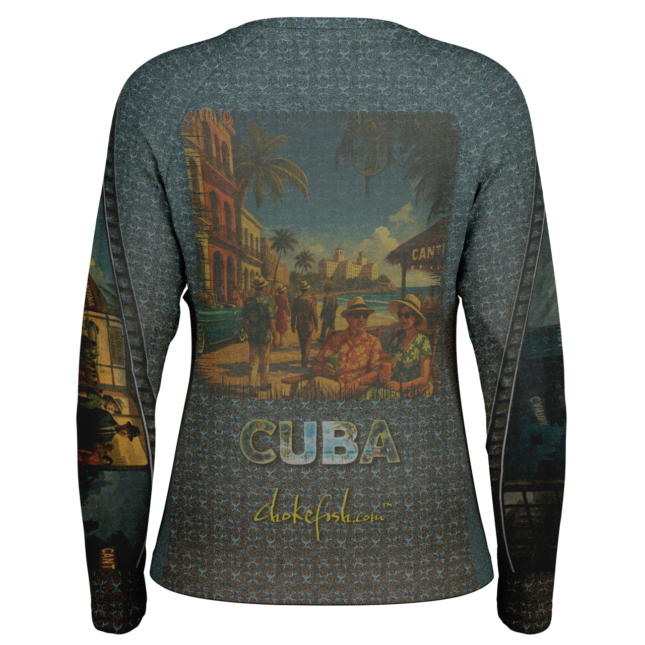 Chokefish™ Long Sleeve Every Day All Weather Shirt Women's Story of Cuba - SLE