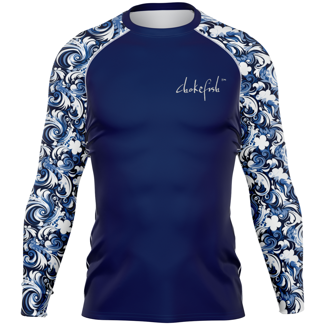 Chokefish™ Long Sleeve Rashguard Maori Men's Shirt-008