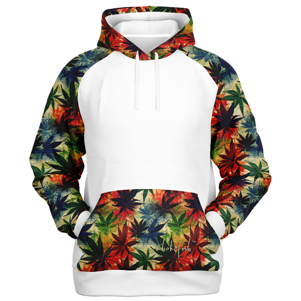 Chokefish™ Cannabis Raglan Remix-002W